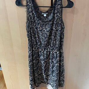 Rodarte for Target Black and Cream Patterned Mini Dress